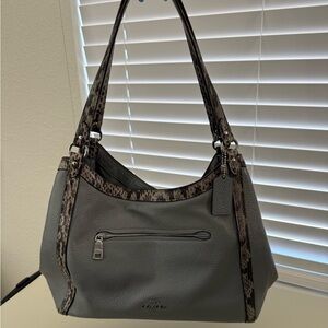 Coach Kristy Grey pebble/snake